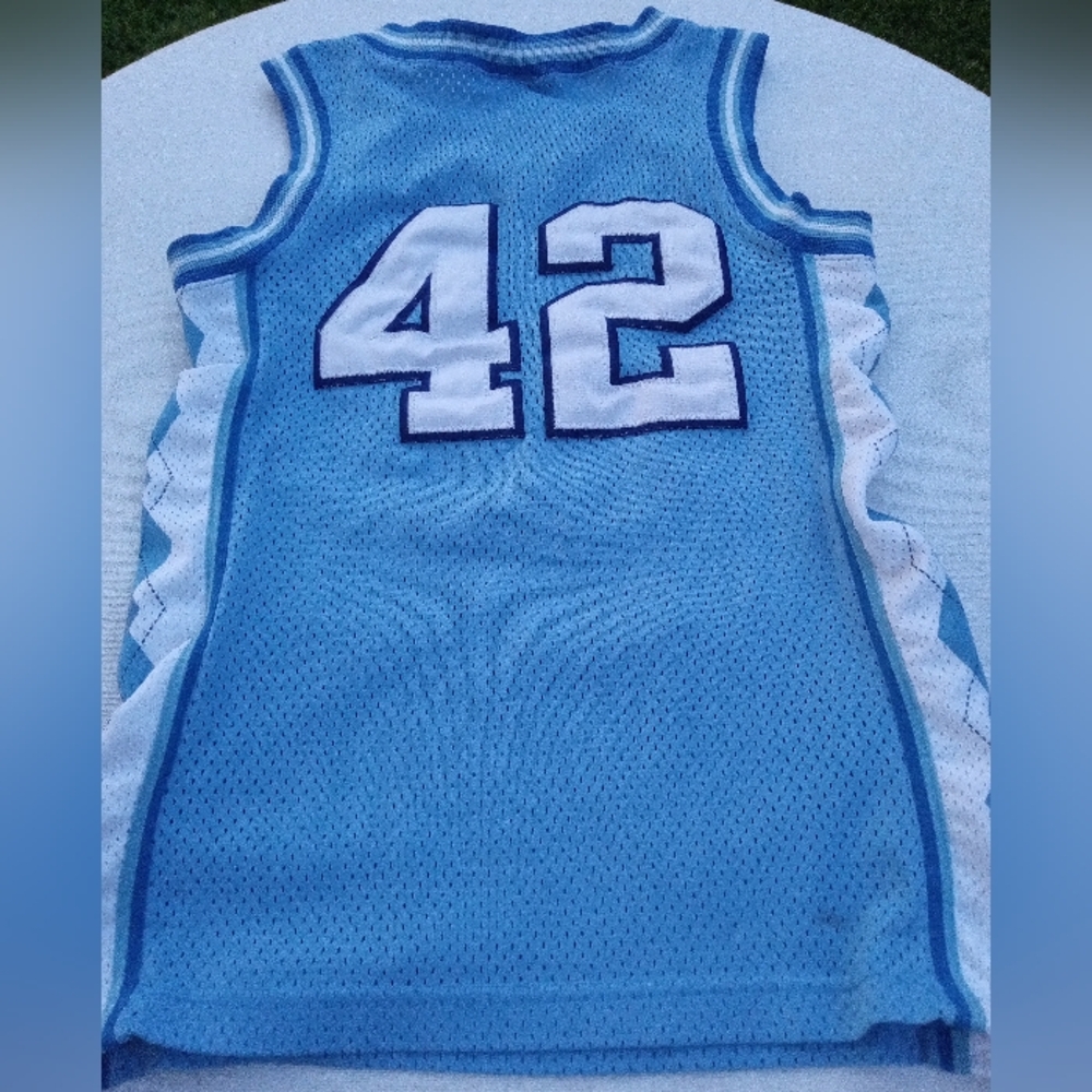 #42 Jerry Stackhouse Authentic Unc Away Jersey - image 6